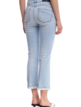 Тёмно-синие джинсы MAX MARA: фото 6 - Invogue